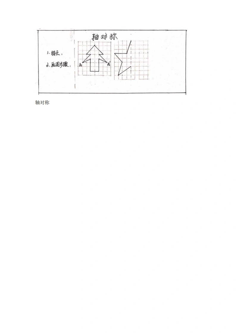 人教版小学数学试讲稿7.1轴对称