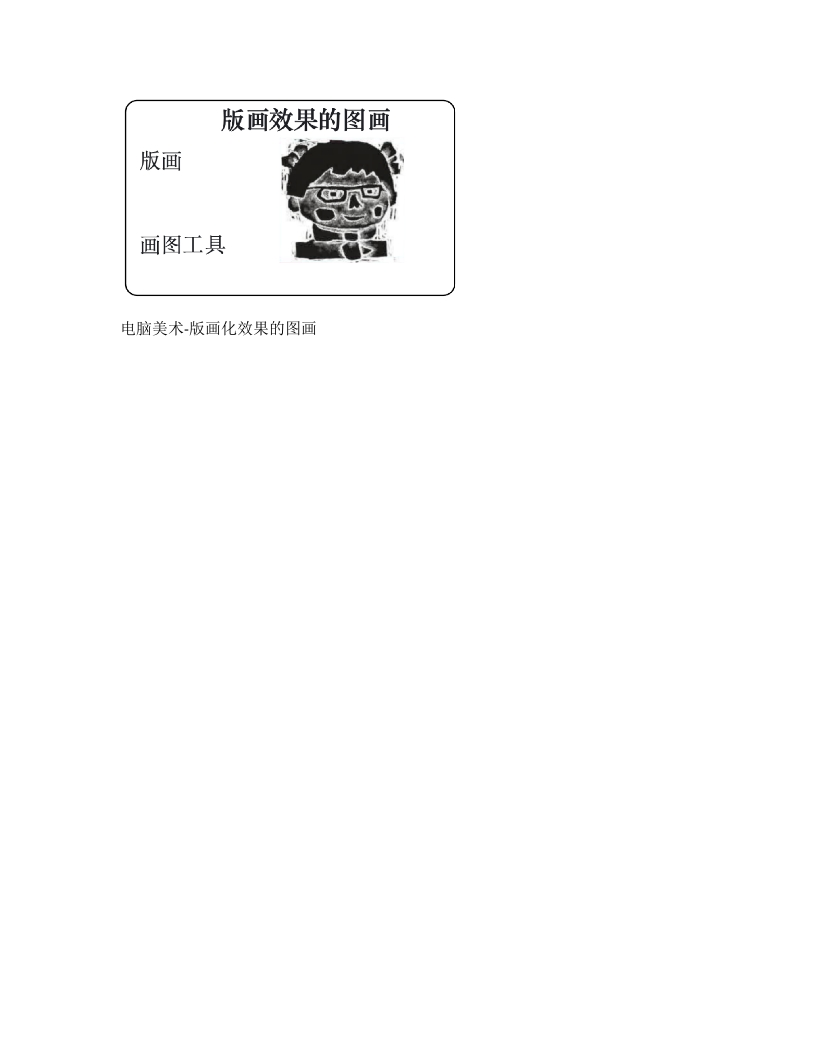 人教版小学美术说课稿《电脑美术-版画化效果的图画》-考神资料苑