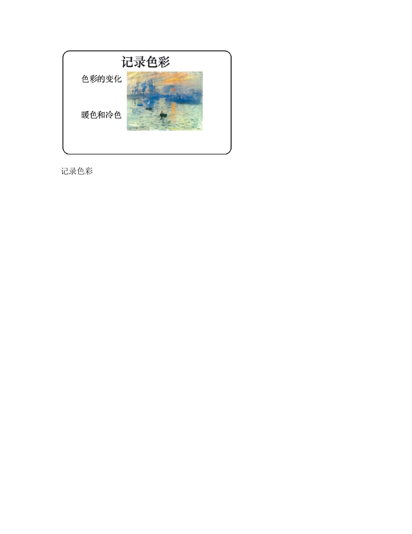 人教版小学美术说课稿《记录色彩》-考神资料苑